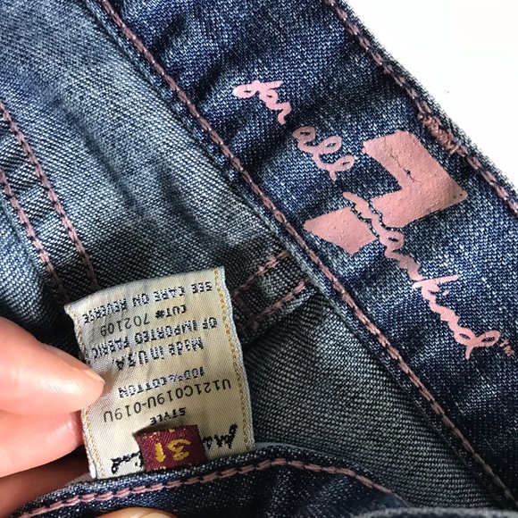 7 For all Mankind Dojo Wide leg crop 31 - Picture 7 of 10